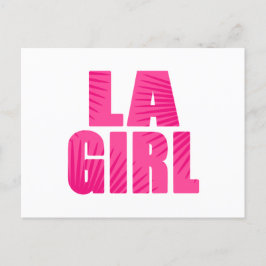 LA Girl Briefkaart