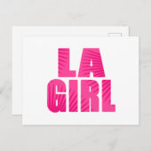 LA Girl Briefkaart (Voorkant / Achterkant)