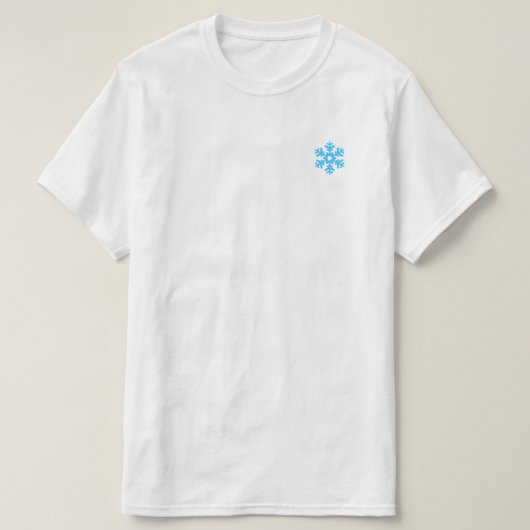 La Glace Dans Mes Veines T-shirt (Design devant)