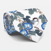 La gloire de matin asiatique fleurit la cravate (Roulé)