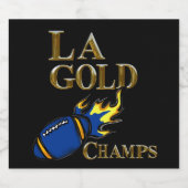 LA GOLD CHAMPS SPARKLING WIJNETIKET (Enkel label)