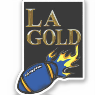 LA GOLD STICKER