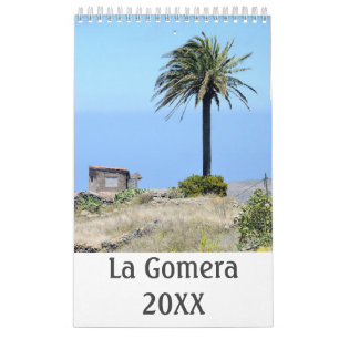 La Gomera, Îles Canaries Calendrier 12 mois