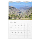 La Gomera, Îles Canaries Calendrier 12 mois (Mar 2026)