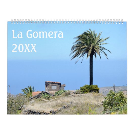 La Gomera, Îles Canaries Calendrier 12 mois (Protection)