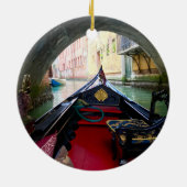 La Gondola Keramisch Ornament (Achterkant)