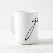 La grâce gagne la tasse de café (Devant gauche)