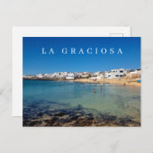 La Graciosa Caleta de Sebo ansichtkaart Briefkaart (Voorkant / Achterkant)