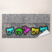 La Graffité de la paix (Serviette de bain)