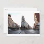 la gran via de madrid briefkaart (Voorkant / Achterkant)