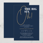 La grande 60e Invitation d'anniversaire surprise (Devant / Derrière)