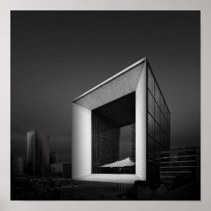 La Grande Arche de la Fraternite, Parijs, Frankrij Poster