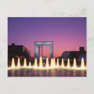 La Grande Arche, La Defence, Parijs, Frankrijk Briefkaart