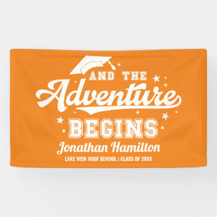 La grande aventure commence Bannière de fête de re