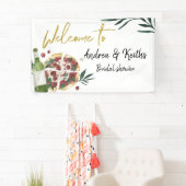 La grande bannière Perfect Pair Pizza and Beer (En situation)