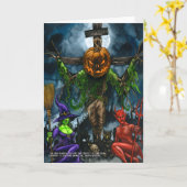 La grande carte de citrouille (est mort pour vos (Fleur jaune)