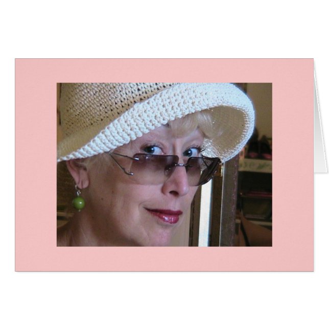 La grande carte de fille (Devant horizontal)