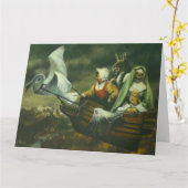 La Grande Carte De Voeux Des Trois Sorcières (Fleur jaune)