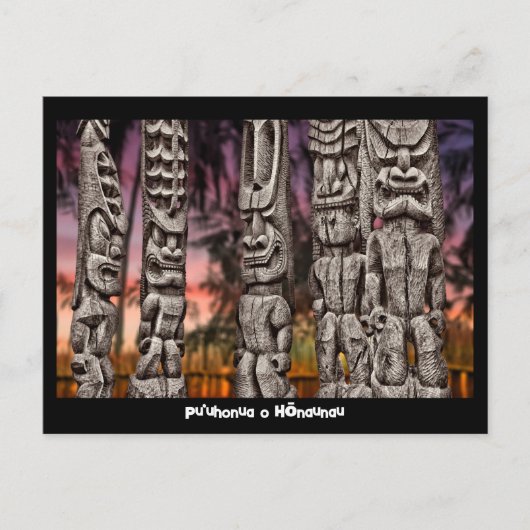 La Grande Île, Carte postale du Conseil tribal Tik (Devant)