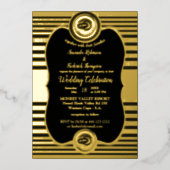 La Grande Inspiration Gatsby Foil Invitation (Recto)