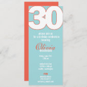 La grande invitation d'anniversaire 3-0 (Devant / Derrière)