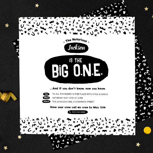 La Grande Invitation D'Anniversaire Hip hop