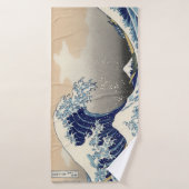 La Grande Vague au large de Kanagawa Hokusai (Serviette de bain)