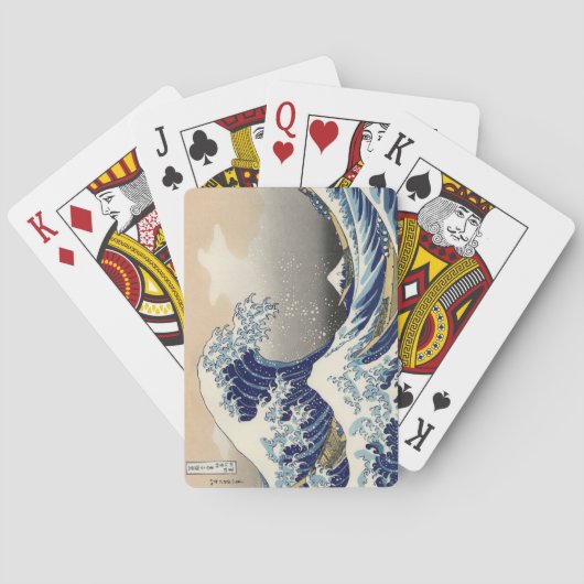 La Grande Vague Cartes De Jeu (dos)