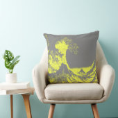 La Grande Vague Jaune & Coussin Gris (Chaise)