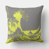 La Grande Vague Jaune & Coussin Gris (Verso)