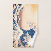 La Grande Vague - L'art japonais (Serviette à main)