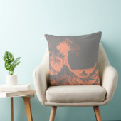 La Grande Volée Coussin Pêche & Gris (Chaise)