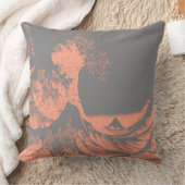La Grande Volée Coussin Pêche & Gris (Couverture)