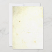 La grange dans les bois Invitations de mariage rus (Dos)