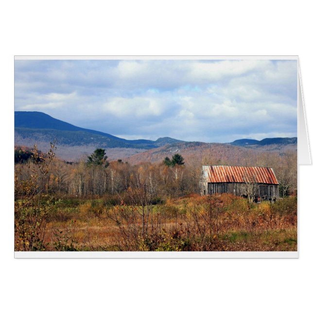 La grange et la montagne (Devant Horizontal)