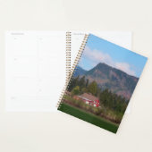 La grange rouge et le mont Enumclaw (Devant avec enveloppe)