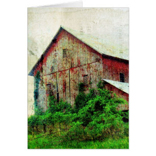 La grange rouge rustique