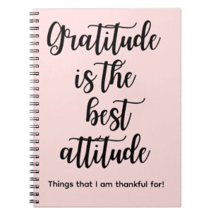 La gratitude est la meilleure attitude Livre Journ