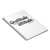 La gratitude est le meilleur carnet d'attitude (Côté Droit)