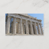 La Grèce antique - l'Acropole - carte de visite (Dos)