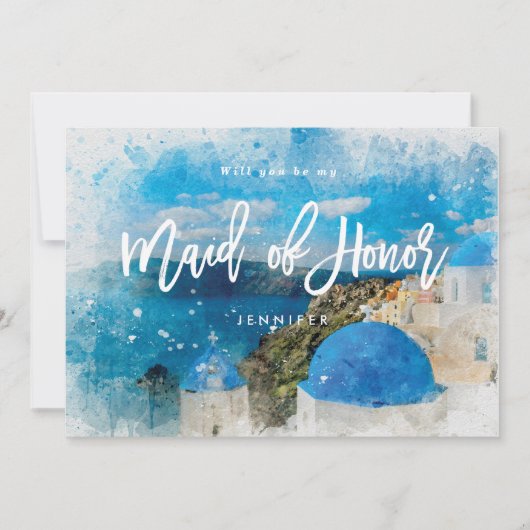 La Grèce vous serez ma domestique de carte de (Devant)