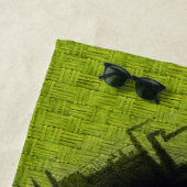 La grenouille 3 a encadré des serviettes de plage (En situation)