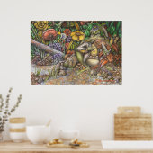 La grenouille et le bourdonnement - Poster (Cuisine)