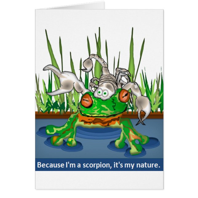 La grenouille et le scorpion (Devant)