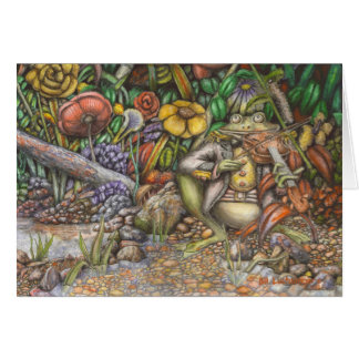 La grenouille et le violon - carte