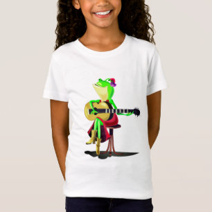 La grenouille Jouer la T-shirt de l'enfant de guit