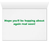 La grenouille malade obtenir la carte de bien (Intérieur Horizontal (Bas))