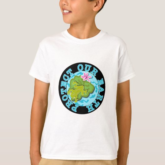 La grenouille protègent notre T-shirts et cadeaux (Devant)