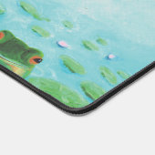 La Grenouille Verte Saute Dans L'Illustration De L (Coin)