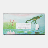 La Grenouille Verte Saute Dans L'Illustration De L (Clavier et souris)